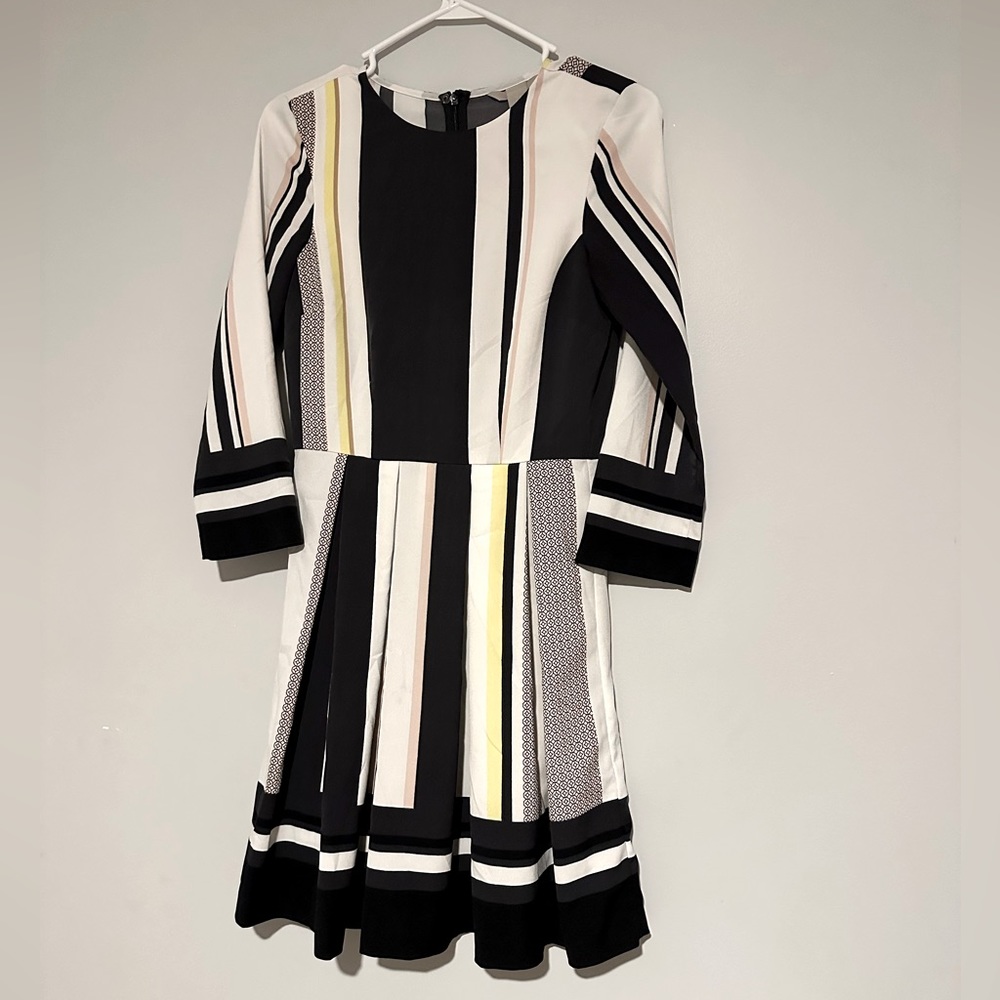 Long Sleeved Striped Dress